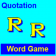 Rhyme Wreck: Quotation Word Game