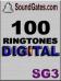SG3 100 High Quality Digital Ringtones