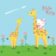 Hello Kitty and Cute Giraffes Theme