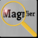 Magnifier with lens effect