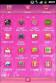GO Launcher Pink Sweet Theme