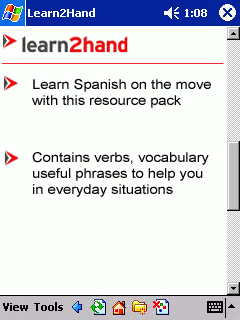 Learning Spanish - Verbs and Vocabulary 1
