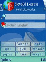 SlovoEd Express: Polish Dictionaries for S60 3rd Edition