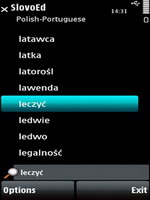 SlovoEd Compact Polish-Portuguese & Portuguese-Polish dictionary for S60