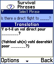 Survival Phrases English-French