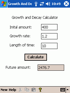 Growth and Decay Calculator