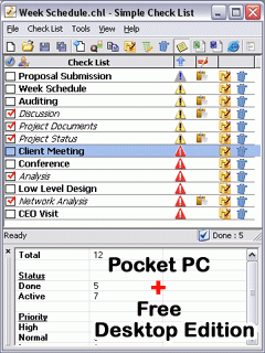 A Simple Check List + Free Desktop Companion