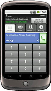 Skuku VoIP and Roaming service