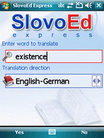 SlovoEd Express: Slovenian Dictionaries for Windows Mobile