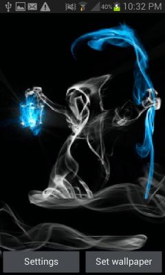 Smoke Reaper Live Wallpaper