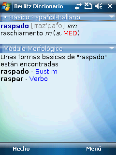 Berlitz Diccionario Basico Espanol-Italiano / Italiano-Espanol for Windows Mobile