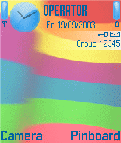 Spring colorful strips, theme ui for s60 1.x/2.x phones