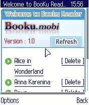 BooKuReader for Symbian S60 2nd