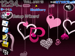 8300 Blackberry ZEN Theme: Tangled Hearts
