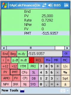 tApCalc Suite, tape Calculators for Windows Mobile Pocket PC