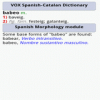Spanish Talking VOX Catalan-Spanish & Spanish-Catalan Dictionary for Android