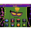 Mardi Gras theme for BlackBerry