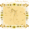 yellow daisy frame