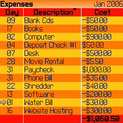 trackIT: Expense Edition (BlackBerry)
