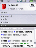 SlovoEd Classic English-French & French-English dictionary for UIQ 3.0