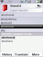 SlovoEd Compact Czech-Swedish & Swedish-Czech dictionary for UIQ 3.0