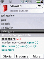 SlovoEd Compact Italian-Turkish & Turkish-Italian dictionary for UIQ 3.0