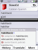 Spanish Talking SlovoEd Deluxe Spanish-Catalan & Catalan-Spanish dictionary for UIQ 3.0