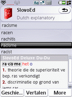 SlovoEd Deluxe Dutch explanatory dictionary for UIQ 3.0