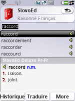 Talking SlovoEd Deluxe French explanatory dictionary for UIQ 3.0