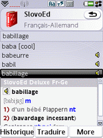 Talking SlovoEd Deluxe German-French & French-German dictionary for UIQ 3.0