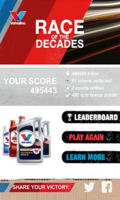 Valvoline Race Of The Decades