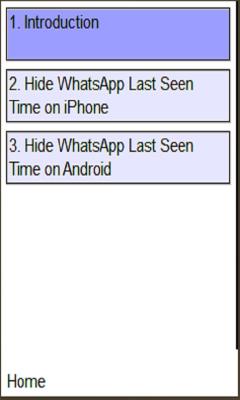 WhatsApp LastSeen