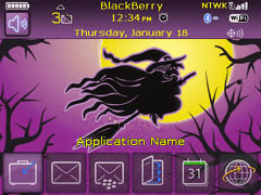 Blackberry Curve (8350i) ZEN Theme: Witching Hour Animated