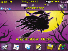 8800 Blackberry ZEN Theme: Witching Hour