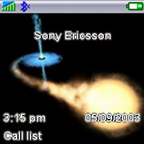 Space XP Theme 15 - With Screensaver! - Sony Ericsson p900 or p910