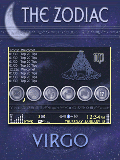 The Zodiac Zen w/Hidden Today (Virgo) 9630/Tour BlackBerry Theme