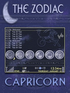 The Zodiac Zen w/Hidden Today (Capricorn) 9700/Bold BlackBerry Theme