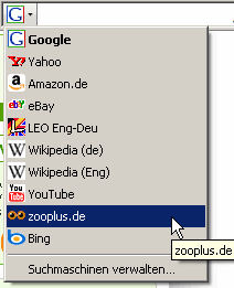 zooplus.de Search Plugin - Firefox Addon